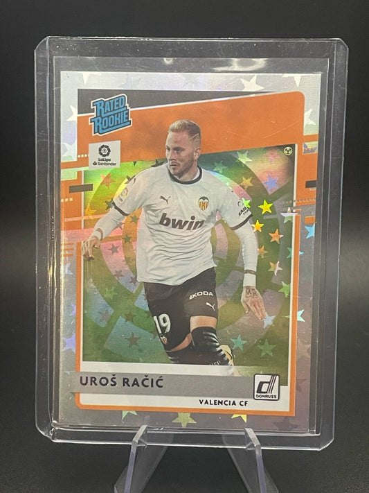 Uros Racic 2020-21 Panini Chronicles Donruss Soccer Rated Rookie Star Chrome