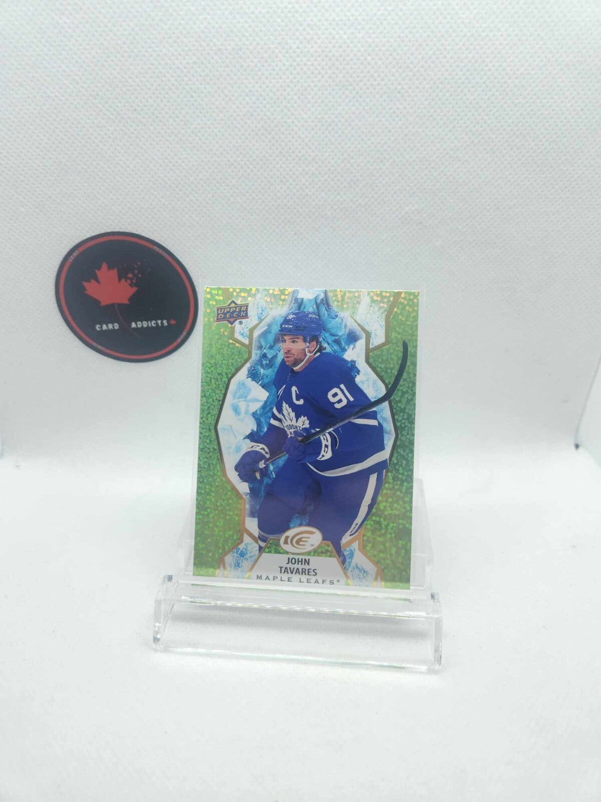 2021-22 Upper Deck Ice Green John Tavares #19