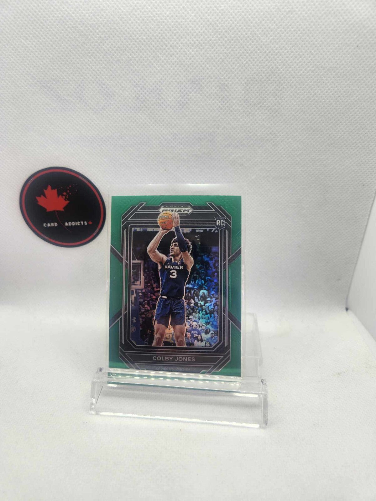 Colby Jones Rookie Green Prizm 2023-24 Panini Prizm Draft Picks #9 Xavier