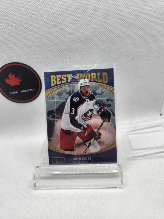2019-20 19/20 OPC Platinum Best in the World BW-5 Seth Jones Blue Jackets