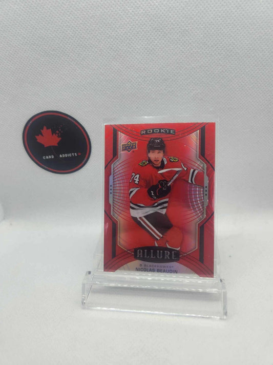 2020 Nicolas Beaudin-21 Upper Deck Allure Red Rainbow #125 SP RC