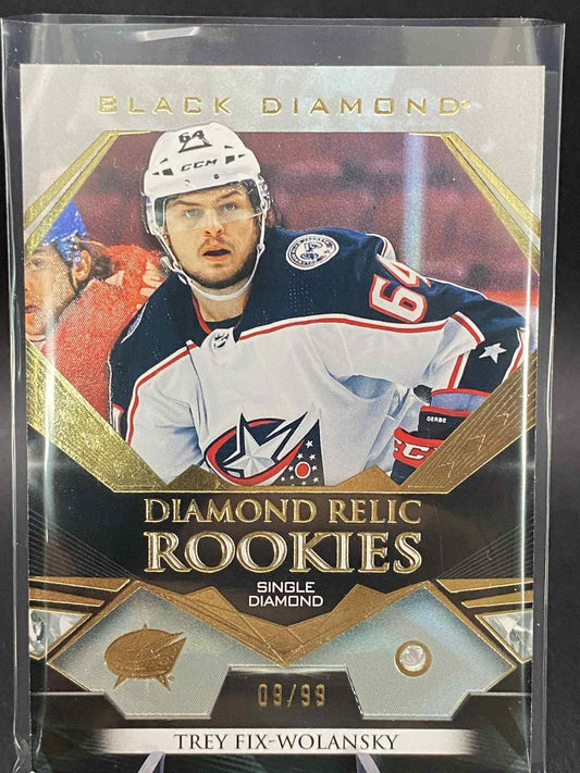 2022-23 Black Diamond Relic Rookie Gems Trey Fix-Wolansky /99 #BDR-FW