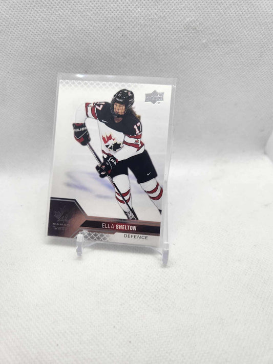 2022-23 UD Team Canada Juniors Base Ella Shelton #49