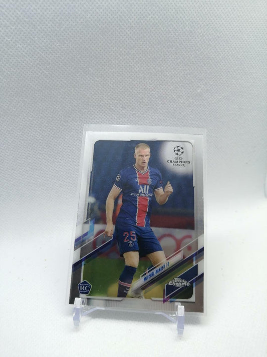 2020-21 TOPPS CHROME UEFA CHAMPIONS LEAGUE #51 MITCHEL BAKKER Rookie Card RC