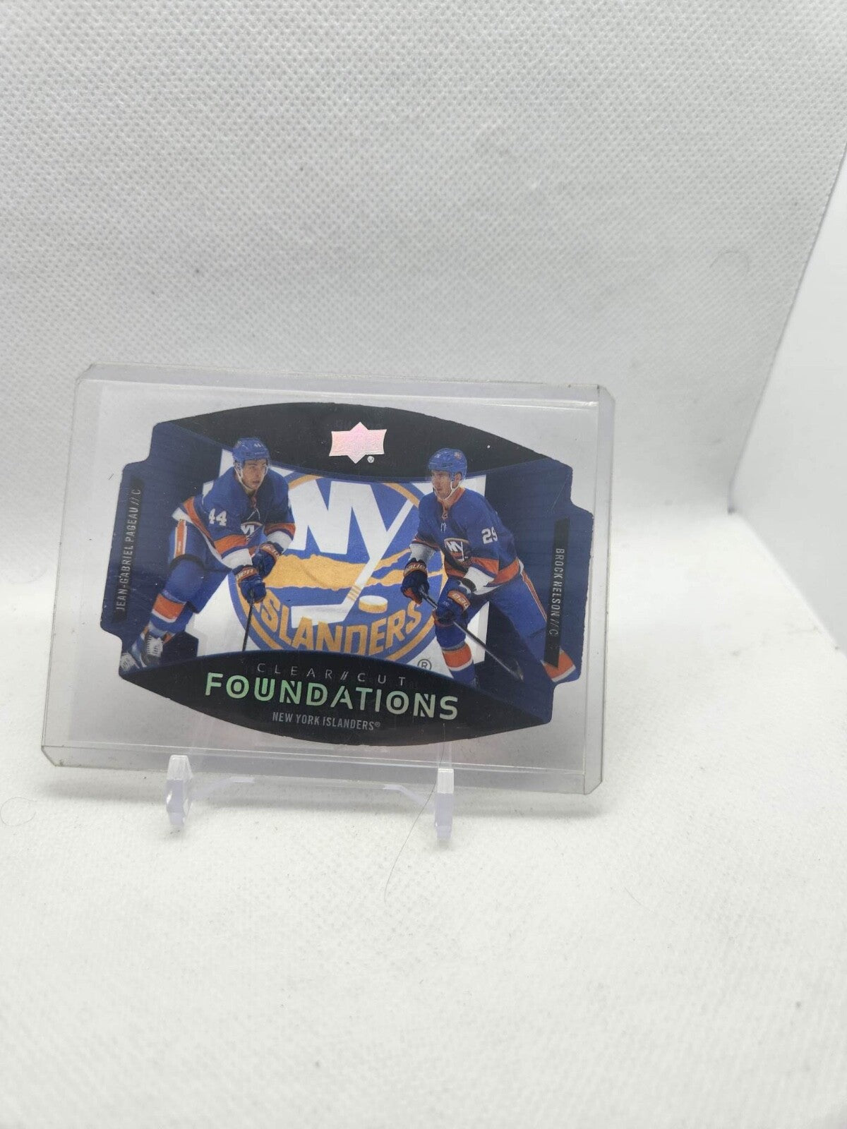 2019-20 Upper Deck Clear Cut Foundations Mathew Barzal/Josh Bailey Islanders