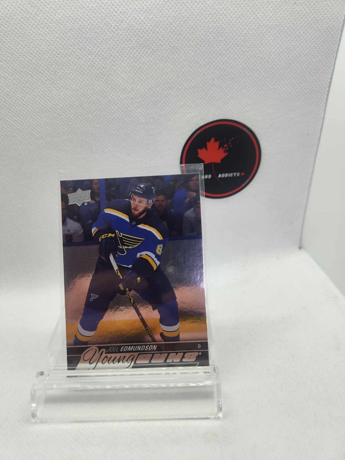 2015-16 Upper Deck Young Guns Silver Foil Rookie #207 Joel Edmundson YG RC