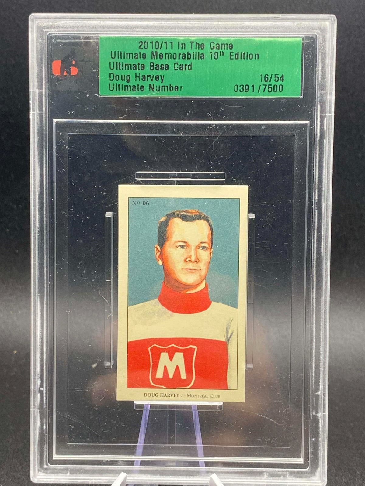 2010 IN THE GAME ULTIMATE MEMORABILIA #6 DOUG HARVEY /54