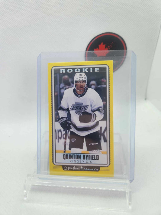 2021 OPC Premier Tallboy QUINTON BYFIELD Rookie Card RC - Yellow #P38