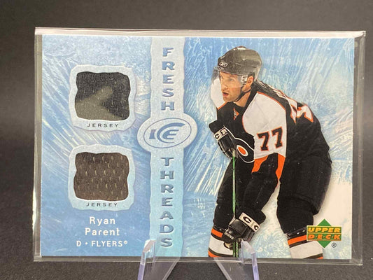 Ryan Parent 2007-08 Upper Deck Ice Fresh Threads Dual Jersey #FT-RP Philadelphia
