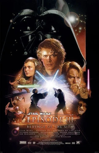 Star Wars Movie Poster 11x17 Revenge Of The Sith