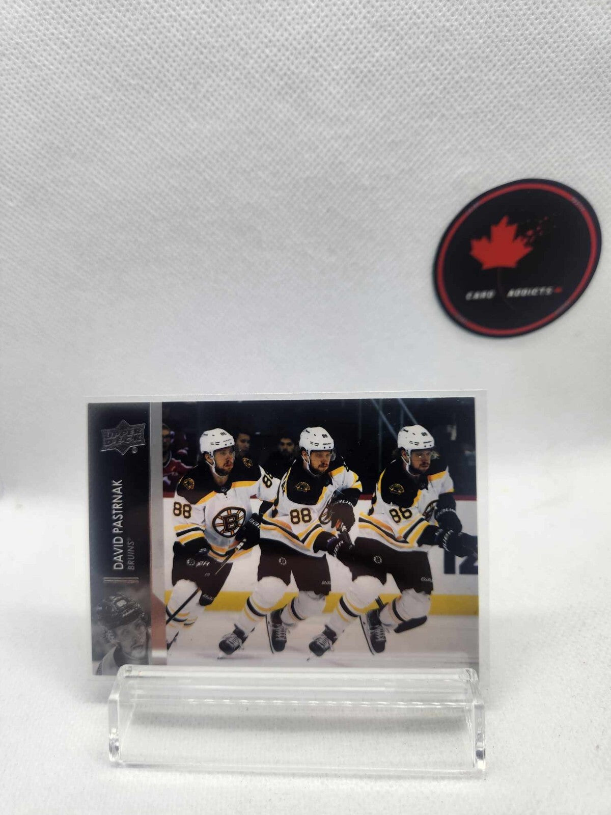 David Pastrak Triple Exposure Variation 2021-22 Upper Deck Hockey #267 NHL card
