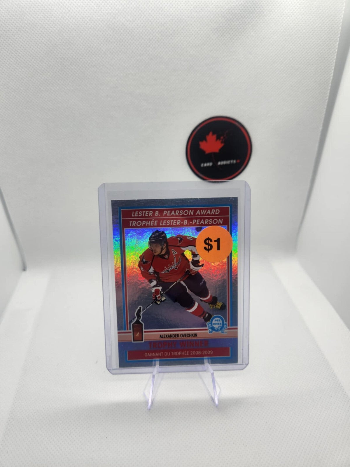 2009-10 OPC O-Pee-Chee Lester B. Pearson Award ALEX OVECHKIN
