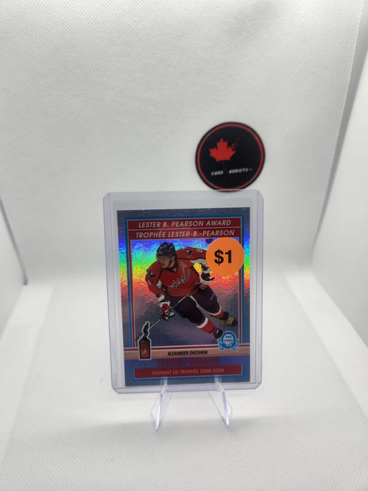 2009-10 OPC O-Pee-Chee Lester B. Pearson Award ALEX OVECHKIN