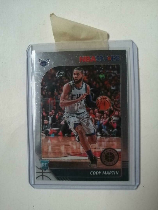 CODY MARTIN 2019-2020 NBA HOOPS PREMIUM STOCK BASE ROOKIE CARD HORNETS RC #229