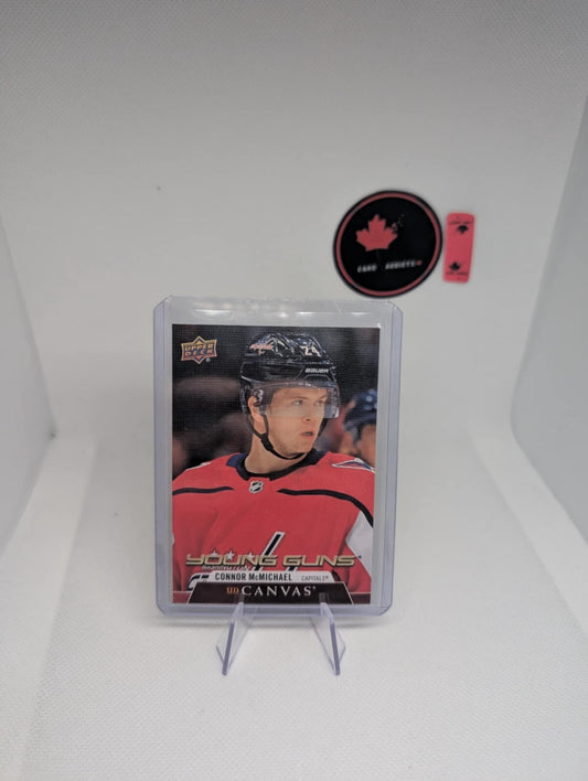 2020-21 UPPER DECK #C107 CONNOR McMICHAEL CANVAS YOUNG GUNS ROOKIE
