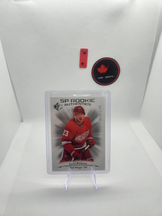 2021/22 Upper Deck Sp Rookie Authentics Lucas Raymond Rc #132 /1199