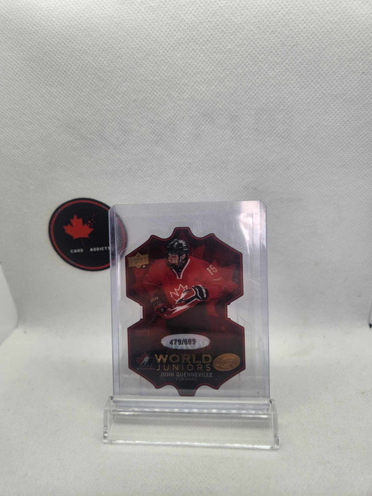 2016-17 Upper Deck ICE World Juniors ... John Quenneville /699 Canada #WJ-JQ