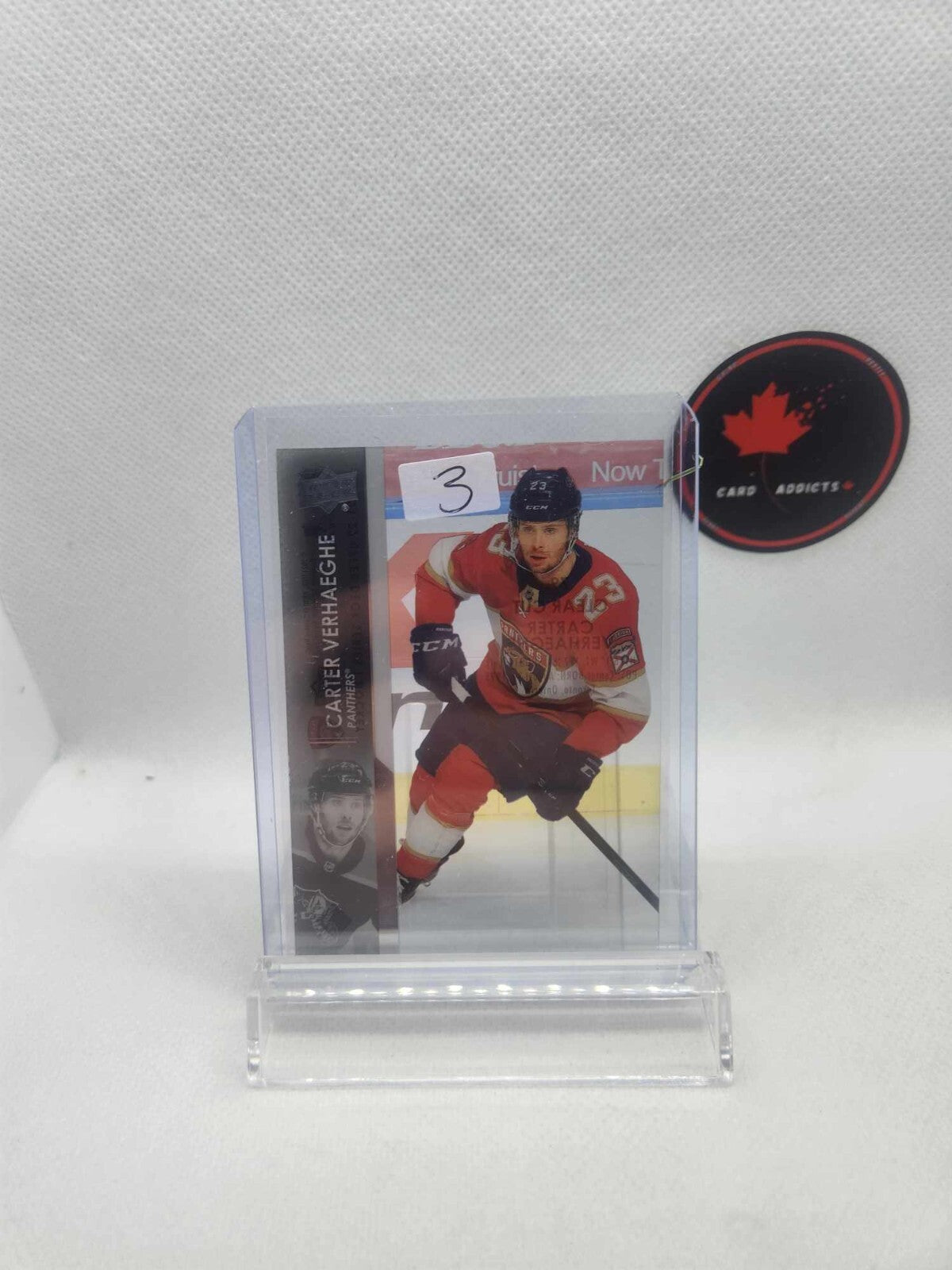 UPPER DECK 2021-22 Clear Cut Base Carter Verhaeghe #79