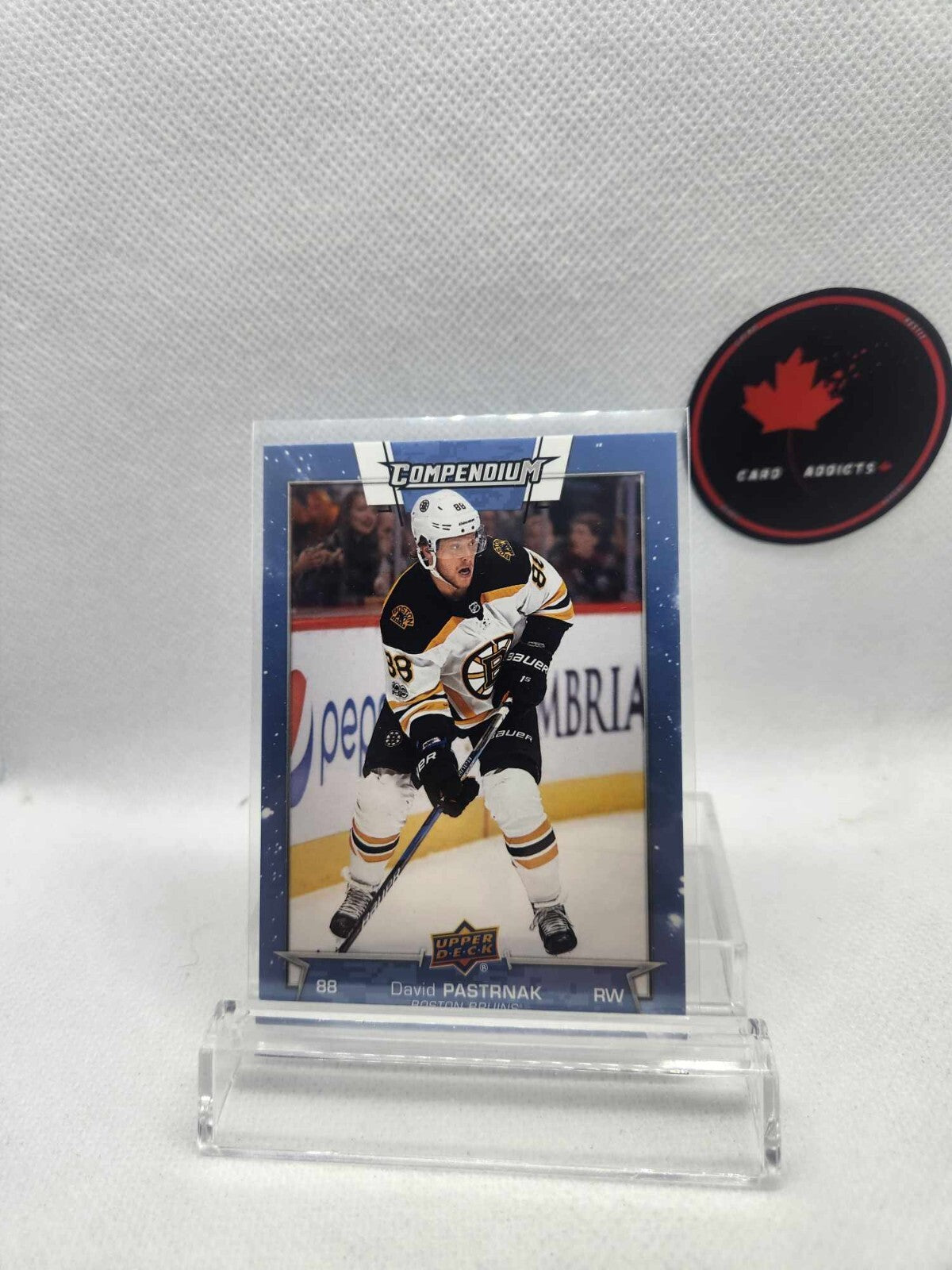 2017-18 Upper Deck Compendium Blue #624 DAVID PASTRNAK card BOSTON BRUINS