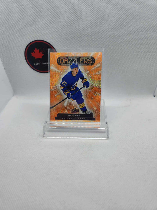 Jack Quinn 2022-23 Upper Deck Series 2 #DZ-65 Dazzlers Orange