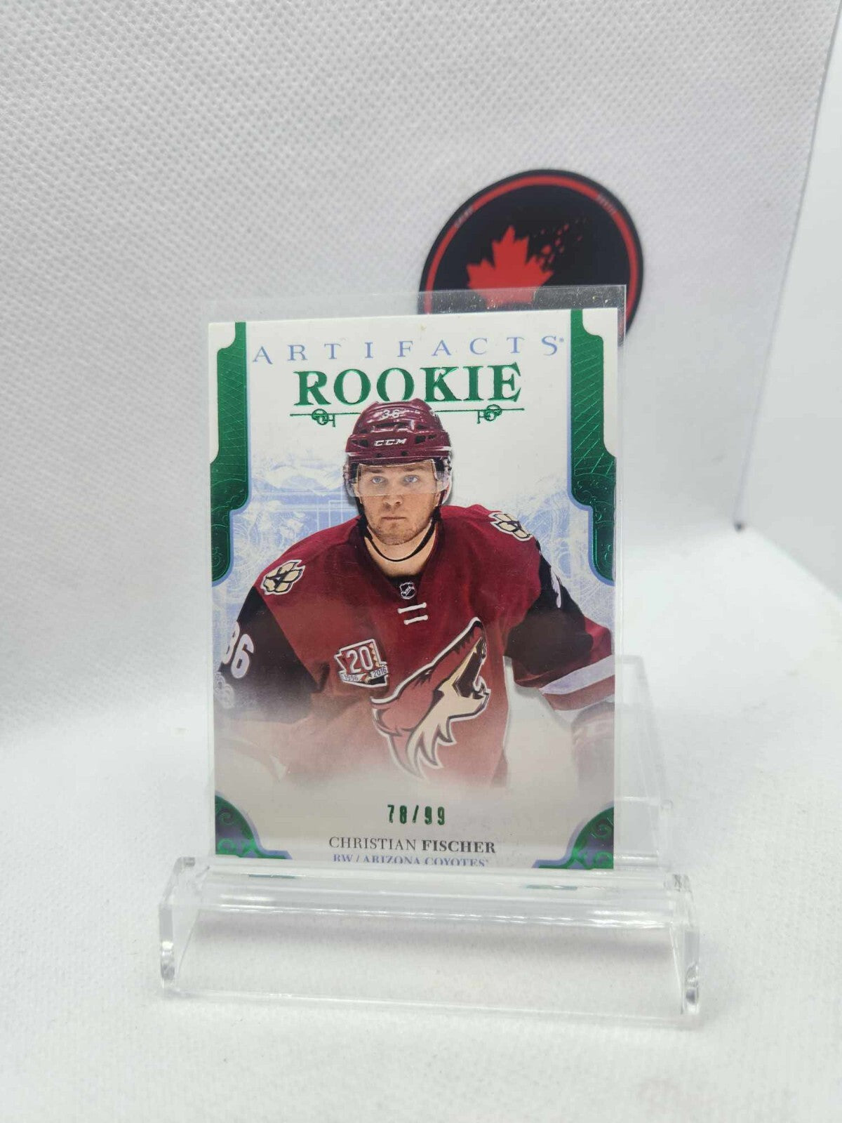 2017-18 Upper Deck Artifacts Christian Fischer RC 65/99 Arizona Coyotes #173