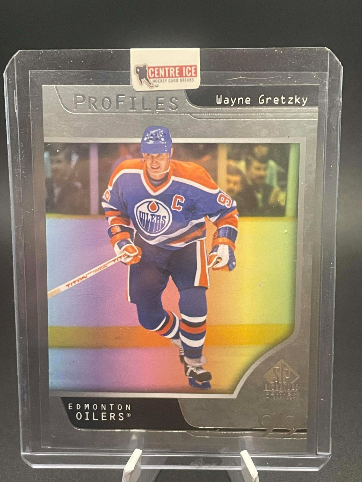 2020-21 Upper Deck SP Signature Edition Legends Profiles Wayne Gretzky #P-45 HOF