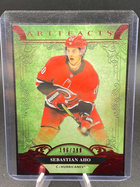 2020-21 Upper Deck Artifacts Ruby Sebastian Aho /399 #108