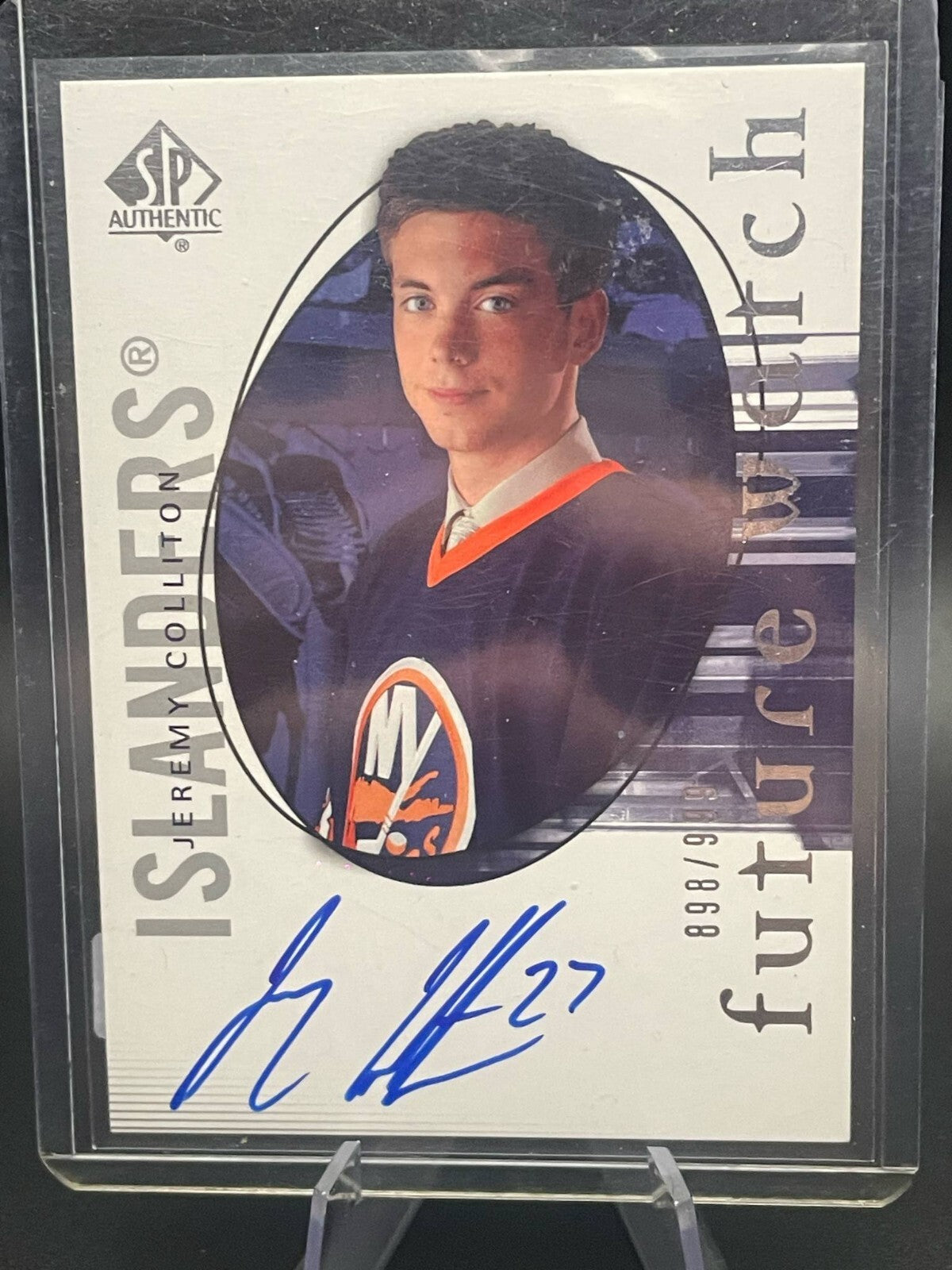 2005-06 SP Authentic Future Watch /999 Jeremy Colliton #203 Rookie Auto RC