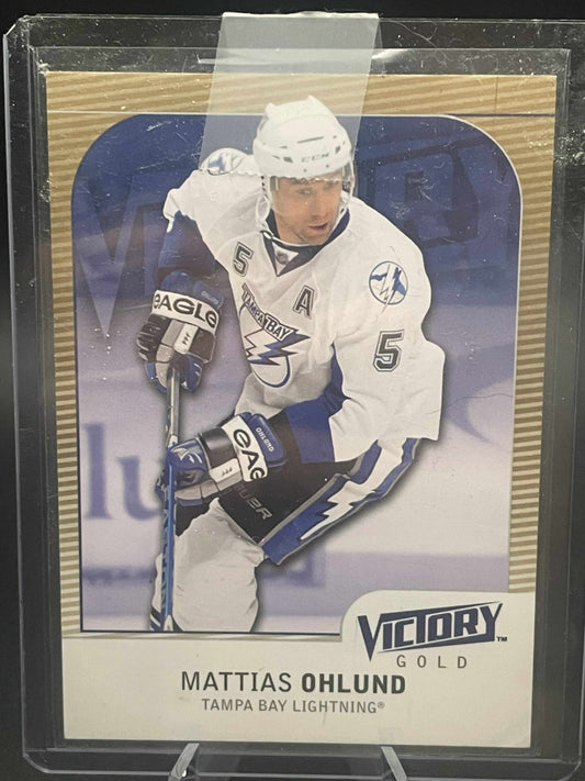 2009-10 Upper Deck Victory Gold Mattias Ohlund Tampa Bay Lightning #294 REF I