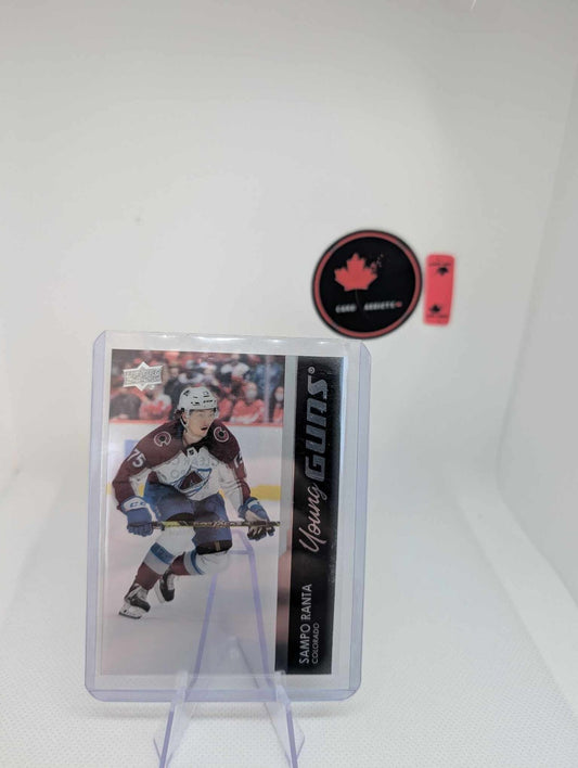 2021-22 Upper Deck Young Guns Clear Cut #457 Sampo Ranta - Colorado Avalanche RC