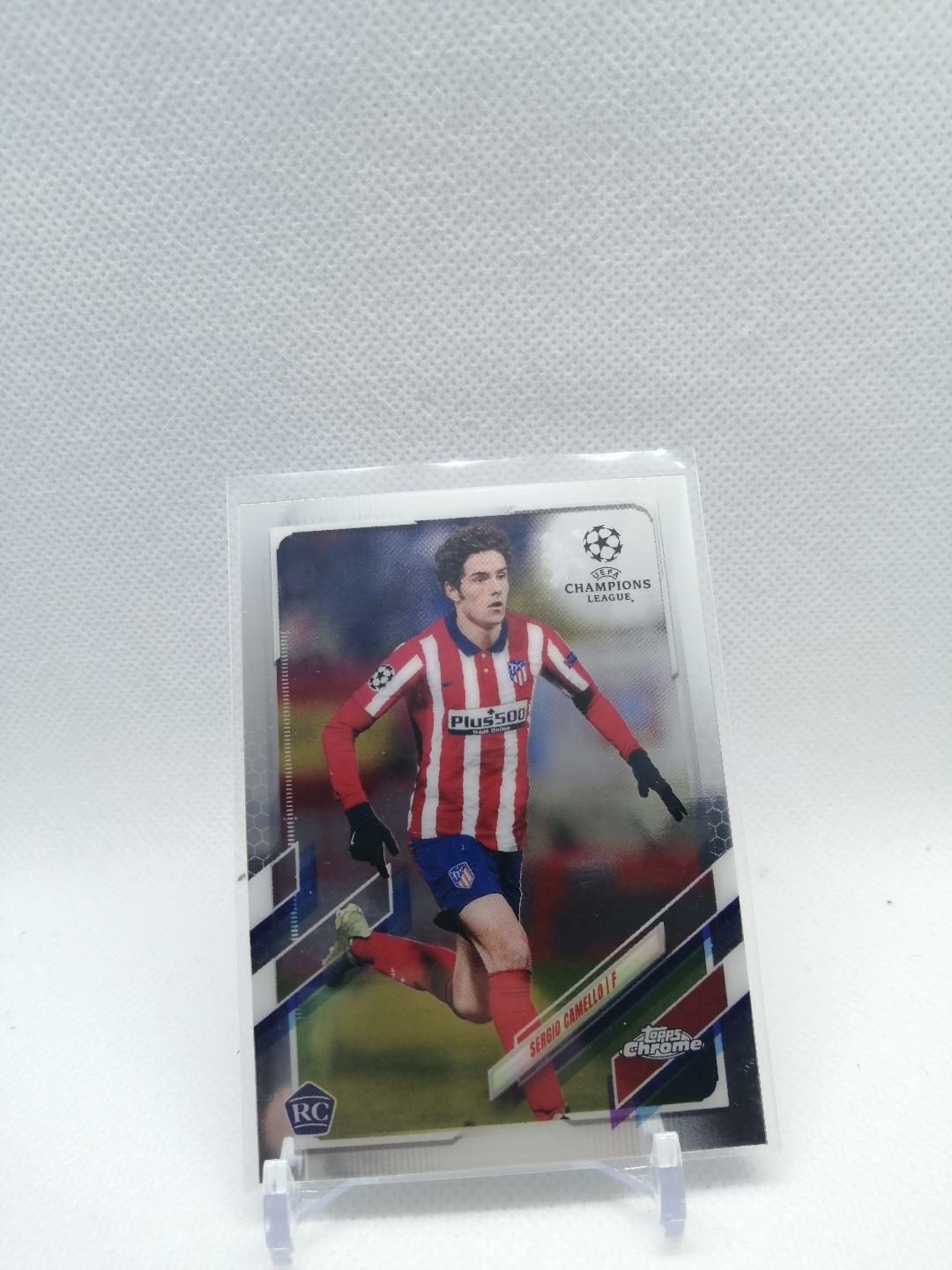 2020-21 Topps Chrome UEFA Champions League Sergio Camello Rookie #77 Madrid