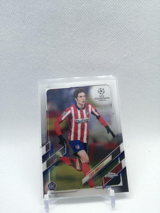 2020-21 Topps Chrome UEFA Champions League Sergio Camello Rookie #77 Madrid