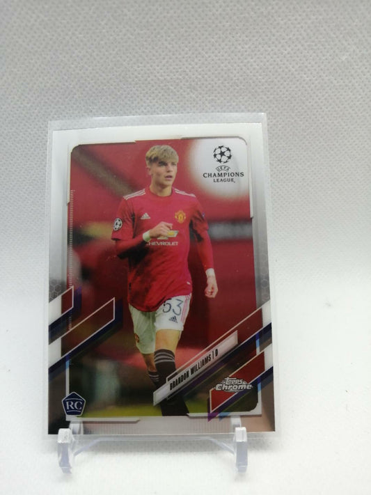 2020-21 Topps Chrome UEFA Champions League Brandon Williams RC Base
