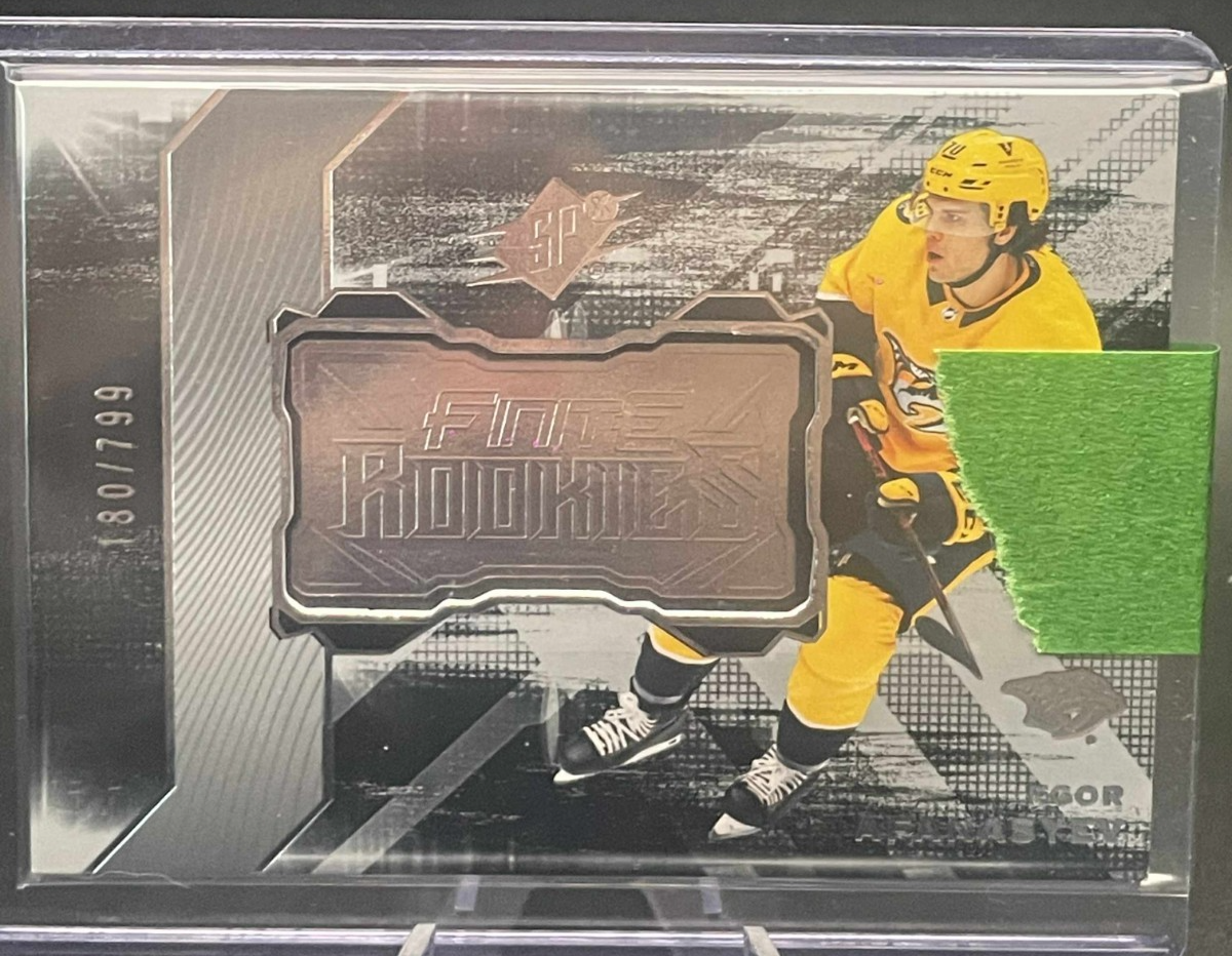 Egor Afanasyev- 2023-24 SPx Hockey Finite Rookies #/799- Nashville Predators