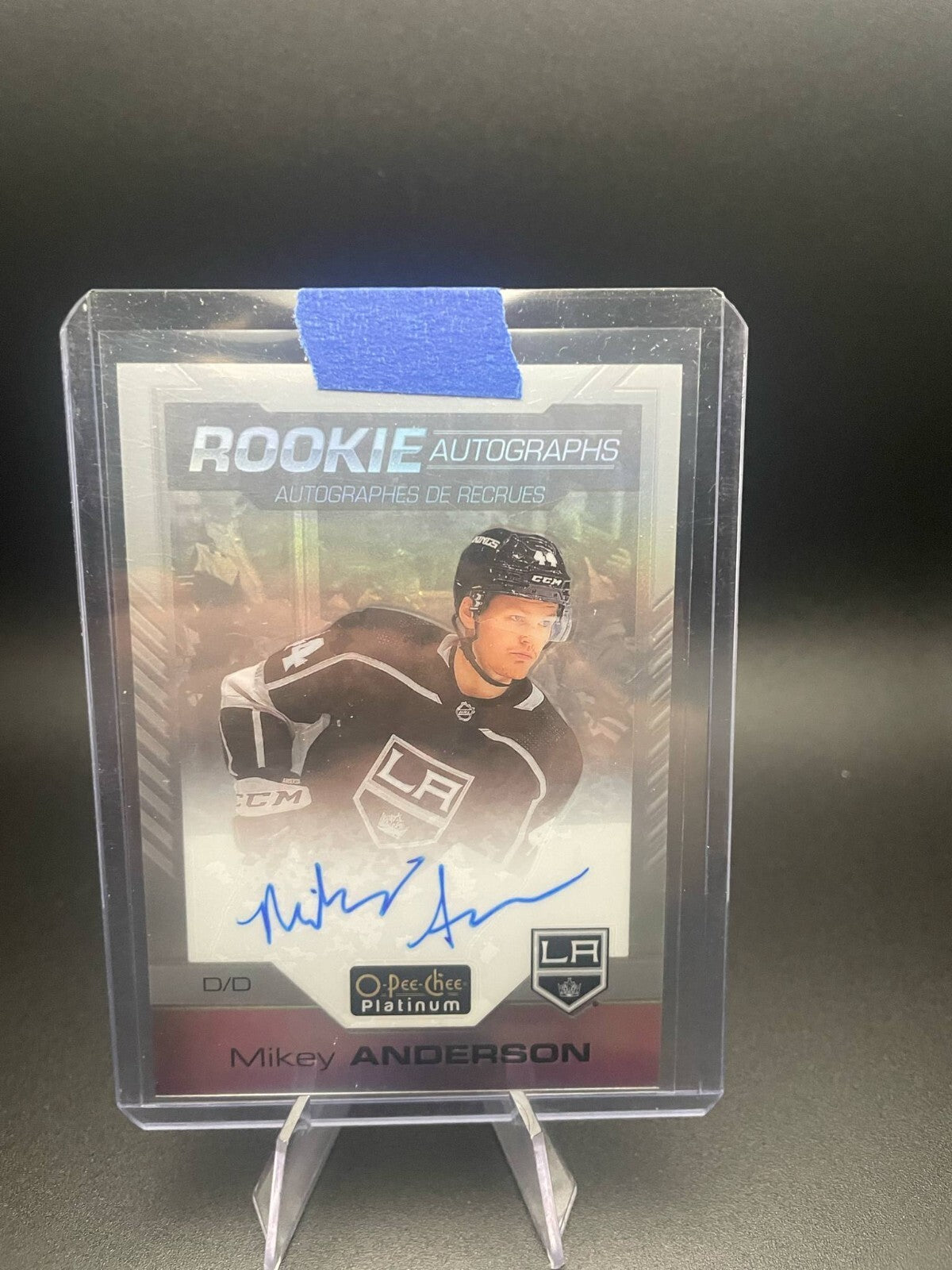 2020-21 O-Pee-Chee Platinum Rookie Autographs Mikey Anderson Auto #R-MA