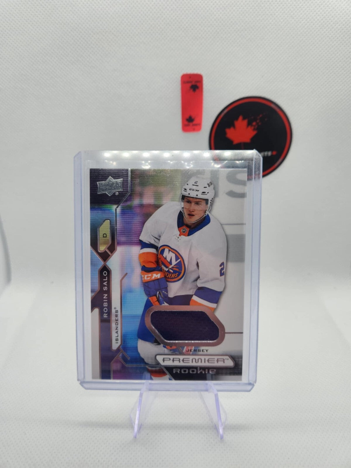2021-22 UD Premier Rookie Jersey 129 Robin Salo New York Islanders