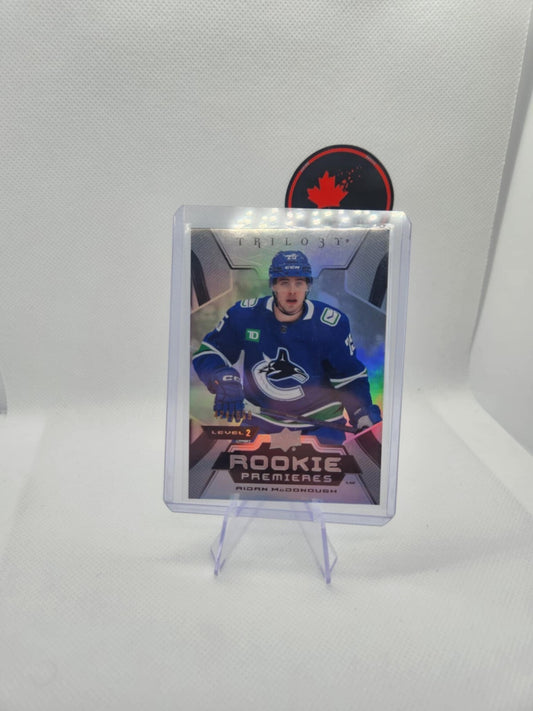 23-24 UD Trilogy Rookie Premieres Level 1 /999 Aidan McDonough #133