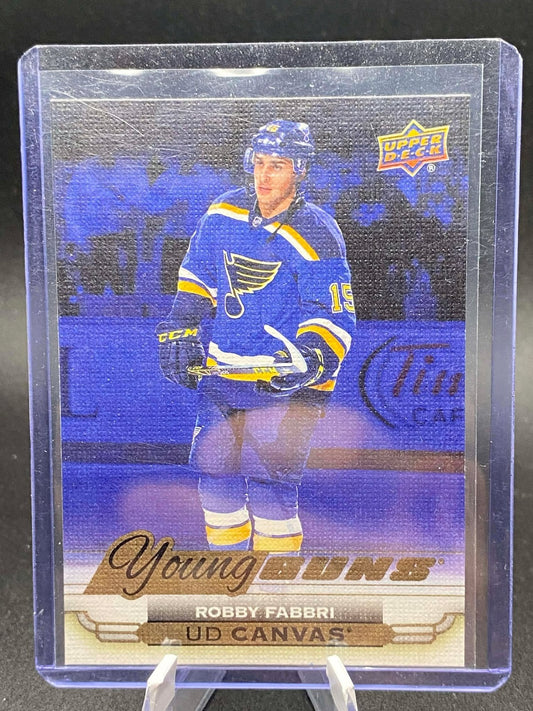 2015-16 Upper Deck UD Canvas Young Guns Robby Fabbri #C118 Rookie RC