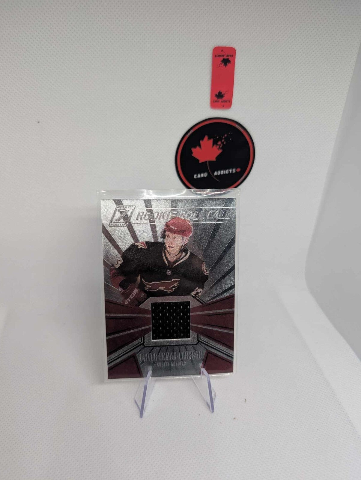 2011-12 ZENITH ROOKIE ROLL CALL JERSEY OLIVER EKMAN LARSSON #15