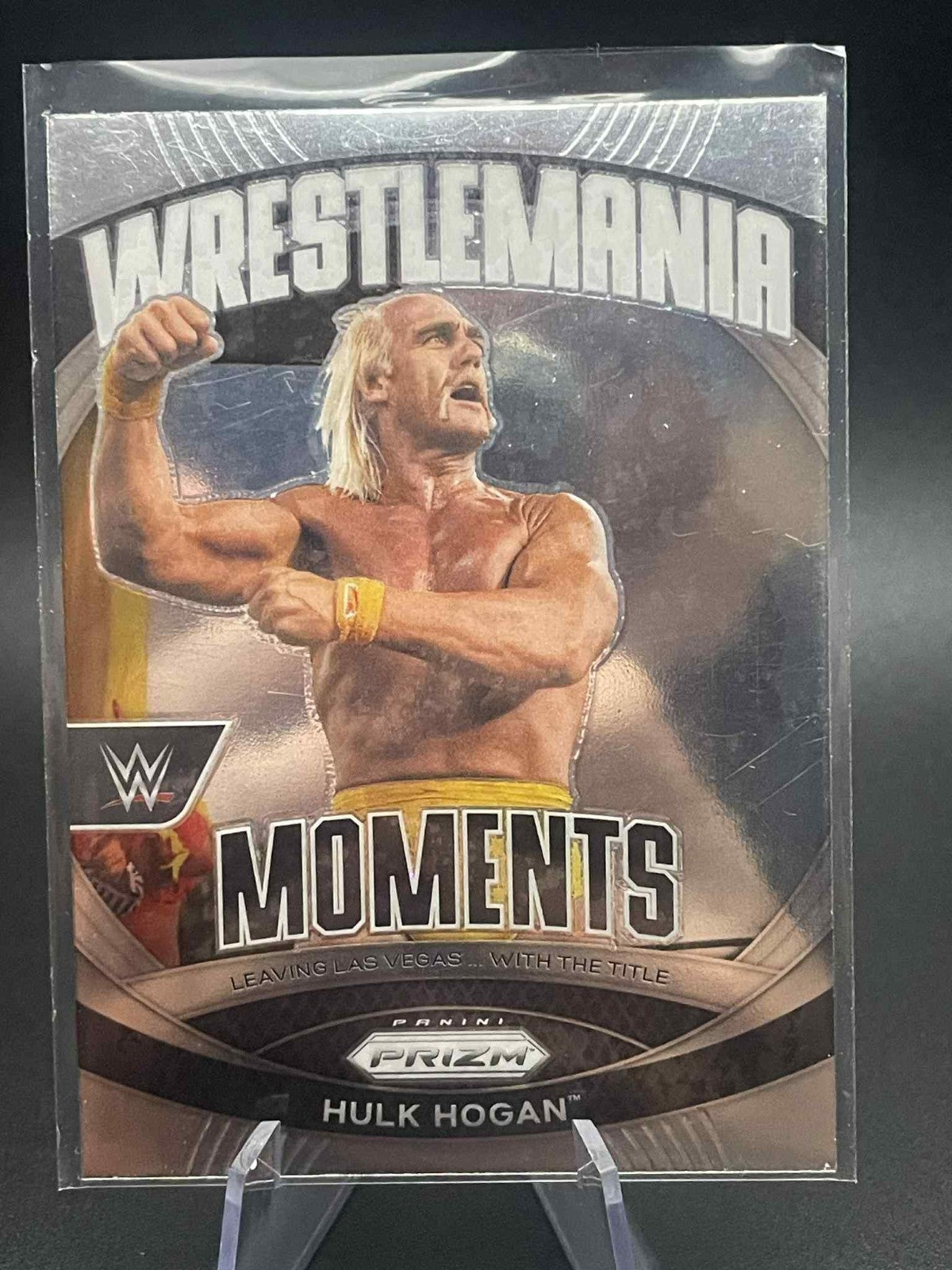Hulk Hogan 2024 Panini Prizm WWE WrestleMania Moments #26