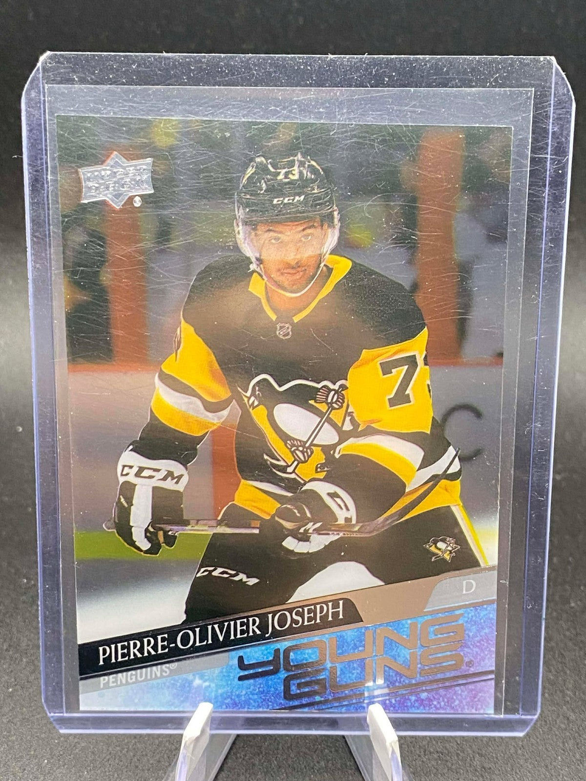 2020-21 Upper Deck Young Guns Clear Cut Parallel Pierre-Olivier Joseph