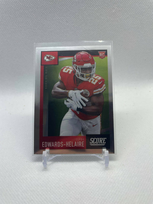 2020 Score Chronicles Clyde Edwards Helaire Rookie Mint Hot