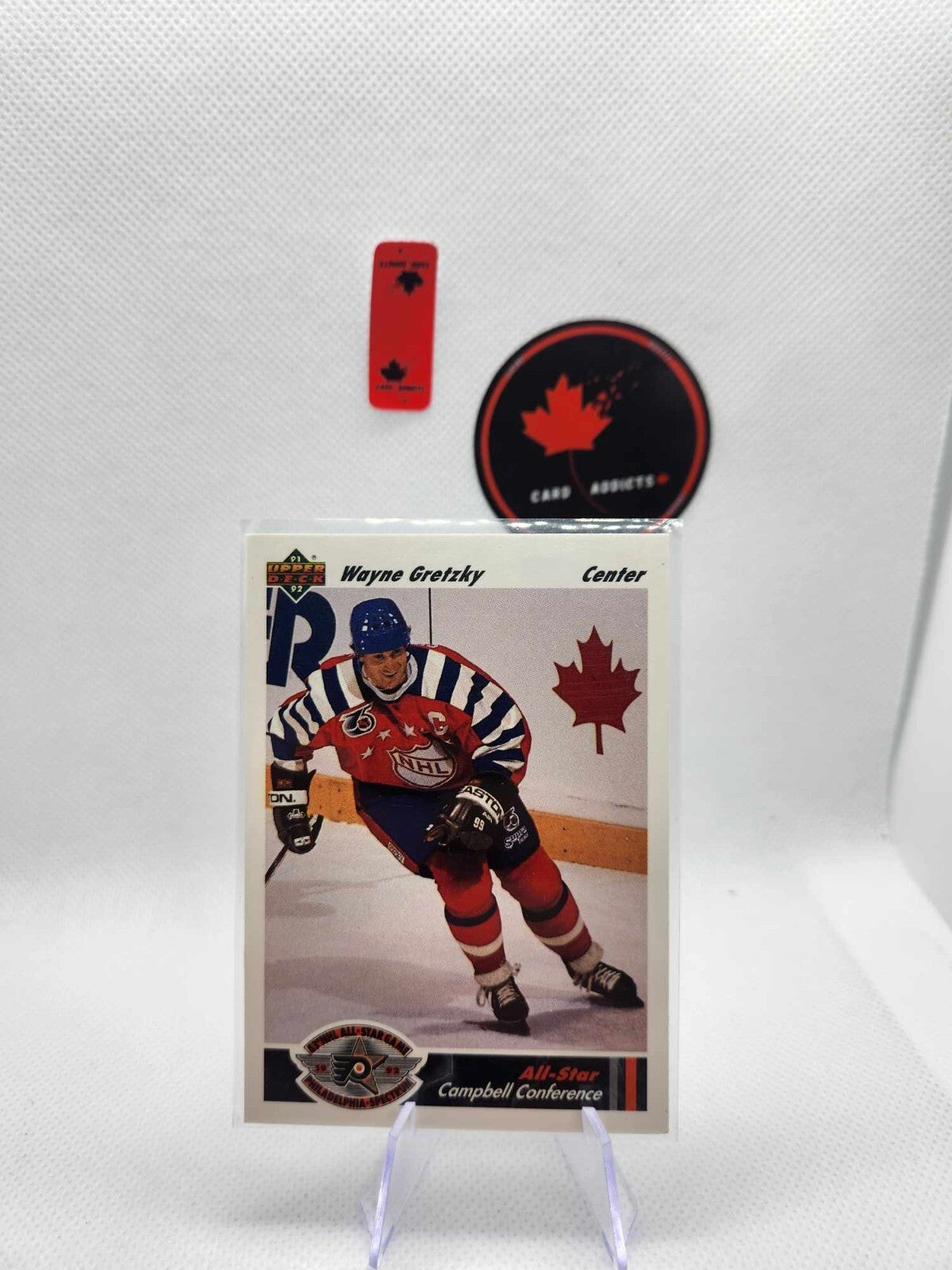 1991 Upper Deck All Star Card # 621 Wayne Gretzky Campbell Conference Center