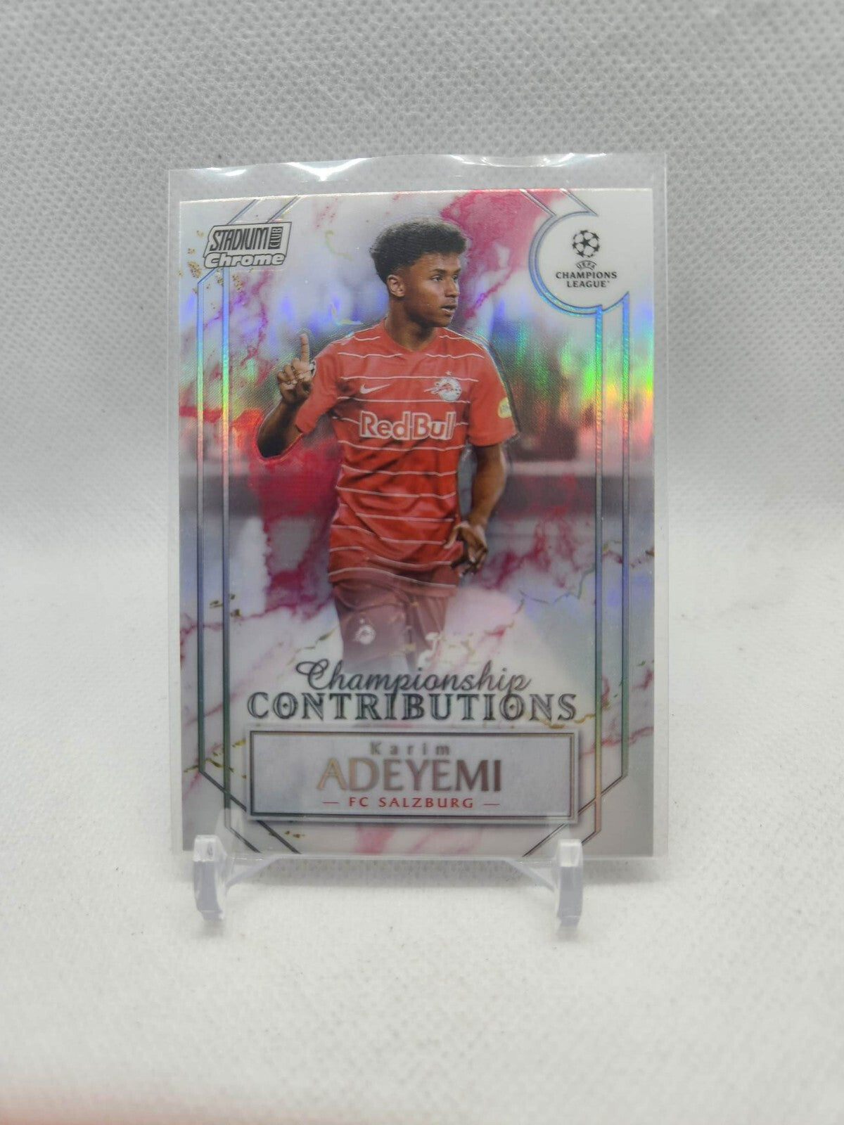 2021-22 Topps Stadium Club Karim Adeyemi Championship Contributions