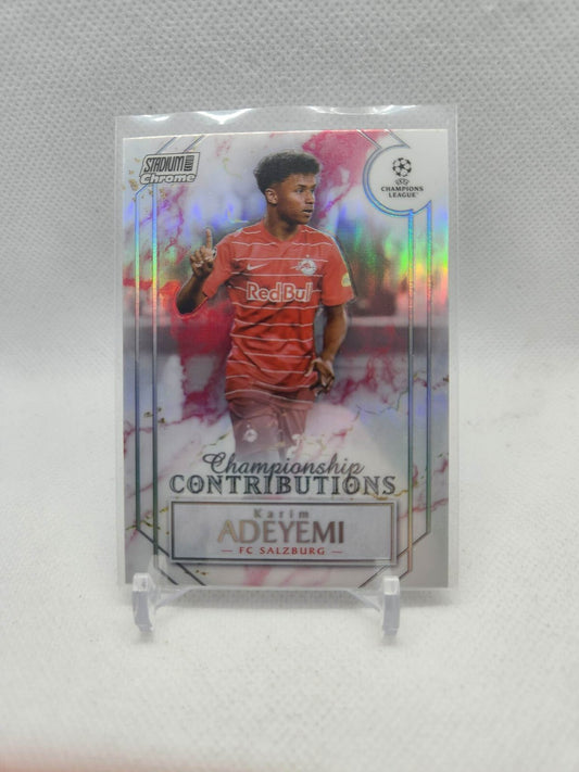 2021-22 Topps Stadium Club Karim Adeyemi Championship Contributions