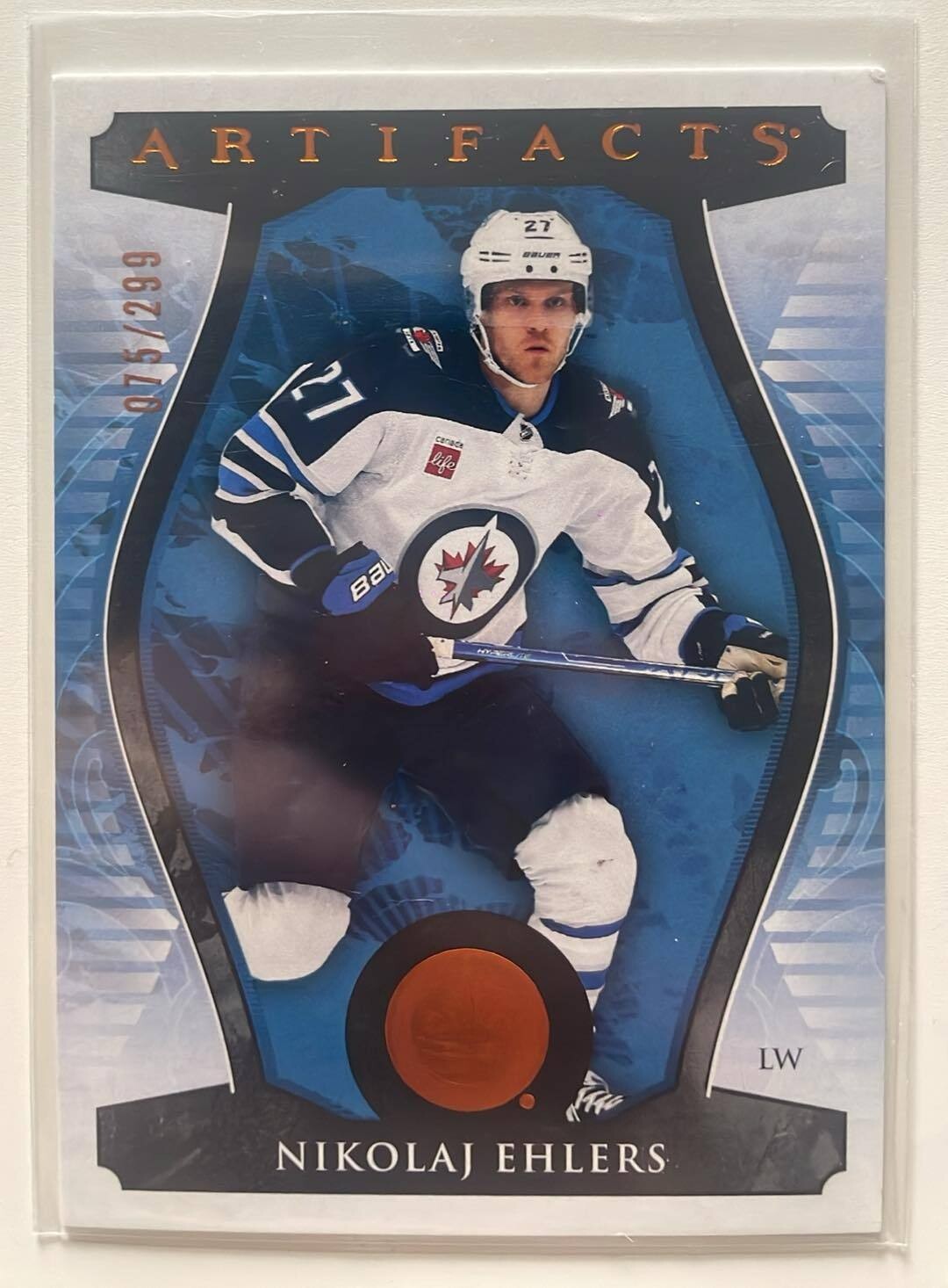 2023-24 Upper Deck Artifacts - Copper #49 Nikolaj Ehlers /299