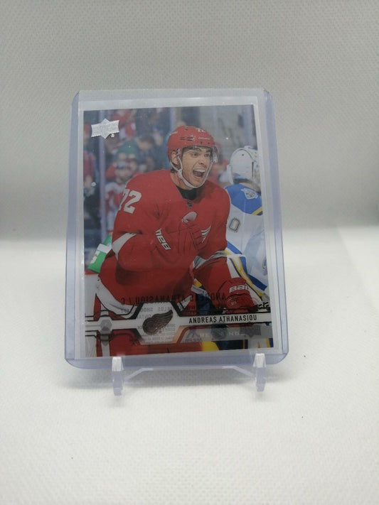 Upper Deck Series  Base Clear Cut Andreas Athanasiou