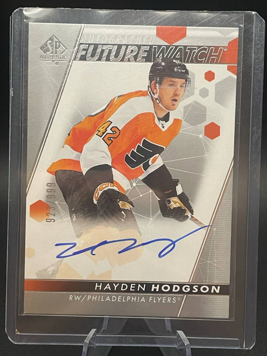 2022-23 SP Authentic Future Watch Autographed /999 Hayden Hodgson Auto