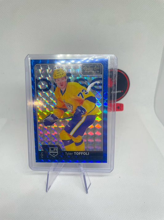 2016-17 O-Pee-Chee OPC Platinum Tyler Toffoli Royal Blue Cubes /99