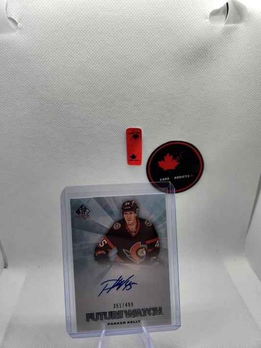 Parker Kelly 2021-22 SP Authentic Future Watch Retro Auto /499 #RFWA-PK